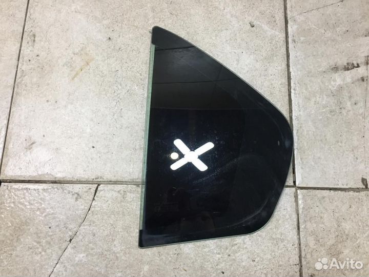 Стекло двери задней левой (форточка) Renault Logan