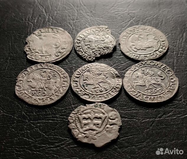 Серебряные монеты 16 век