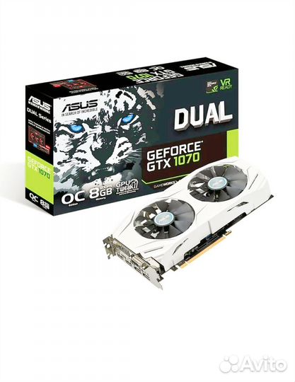Видеокарта asus Dual GTX 1070