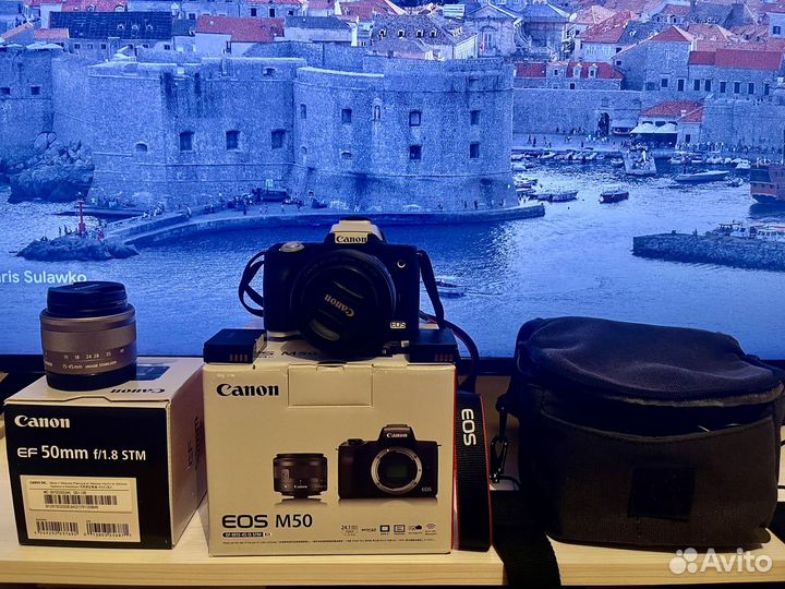 Зеркальный фотоаппарат canon eos m 50