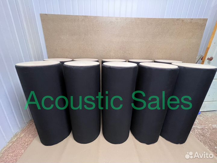 Акустичесие панели, диффузоры, tube trap, ширмы
