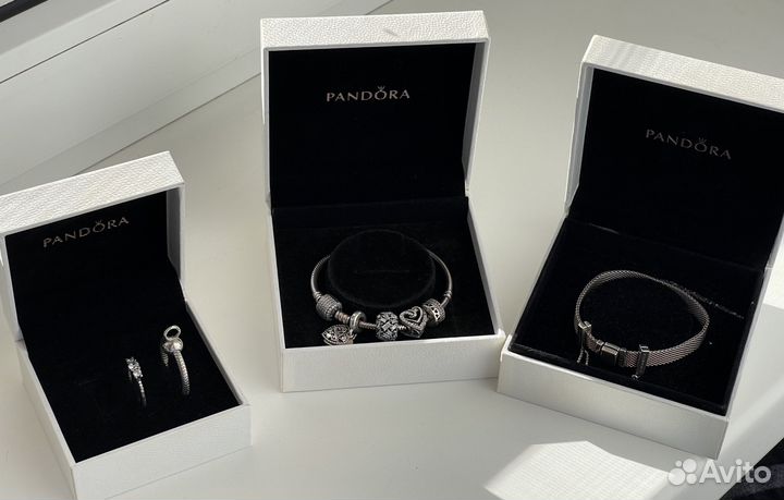 Браслет, шармы, кольцо