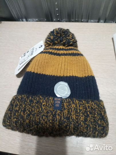 Зимняя шапка для мальчика 50 52