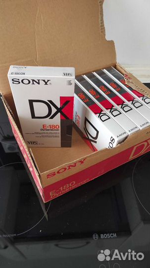 Видеокассета VHS новая Sony DX E-180