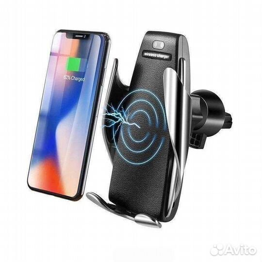 Автомобильная беспроводная зарядка-держатель С сен