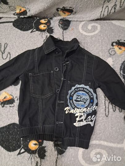 Джинсовая куртка на мальчика