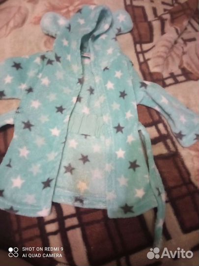 Детский махровый халат