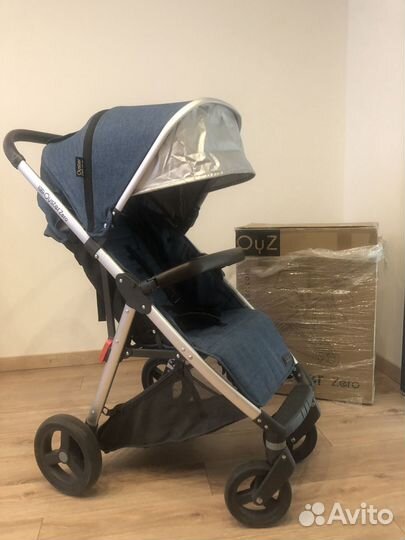 Коляска прогулочная Oyster Zero Regatta с накидкой