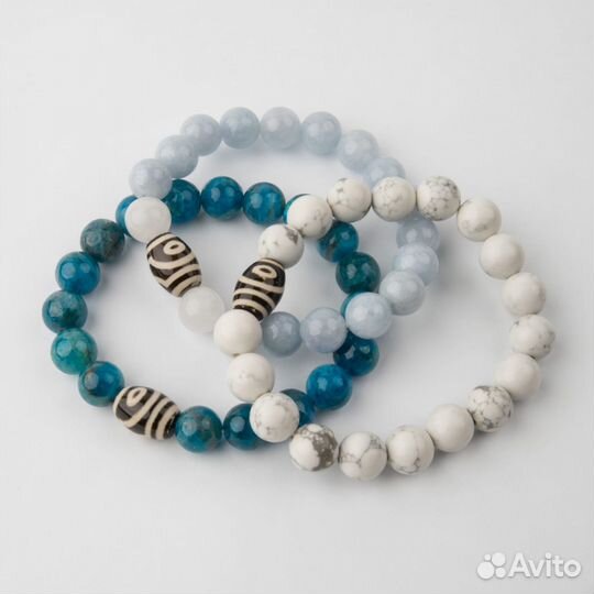 Браслеты из натуральных камней дзи