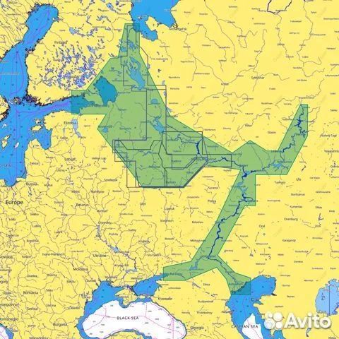 Карты глубин 2в1 Navionics Навионикс и Смап C-MAP