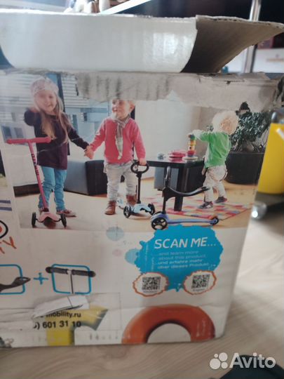 Самокат беговел 3 в 1 на запчасти