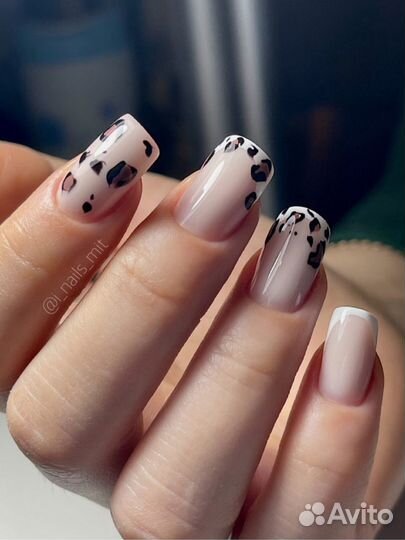 Маникюр наращивание ногтей