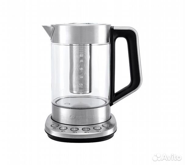 Чайник Kitfort KT-622 серебристый