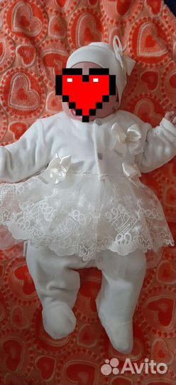 Комплект на выписку для девочки