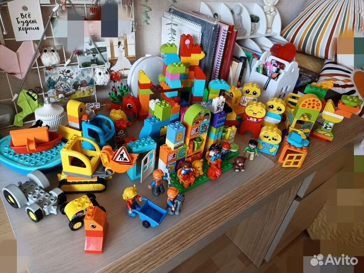 Огромный пакет Лего дупло Lego много наборов