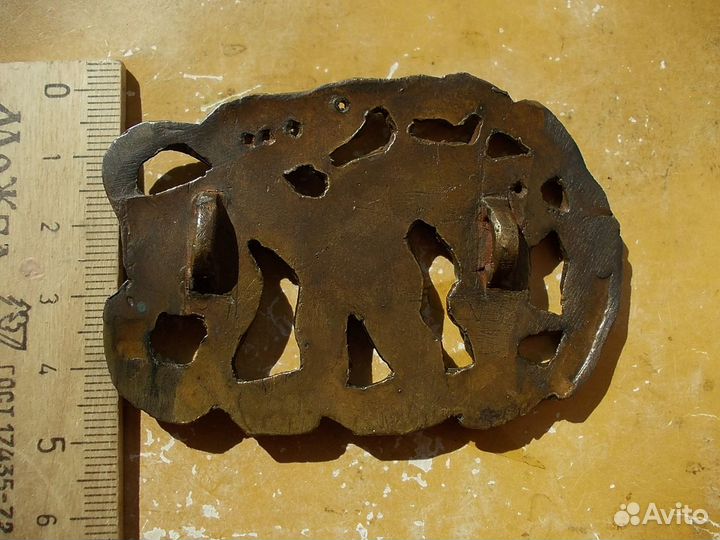 Подвеска зверь скифы бронза копия (2)