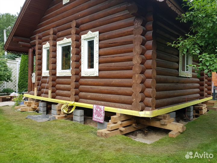 Подъем домов, перенос домов