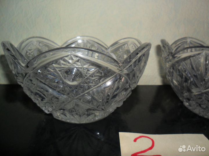 Вазы хрустальные