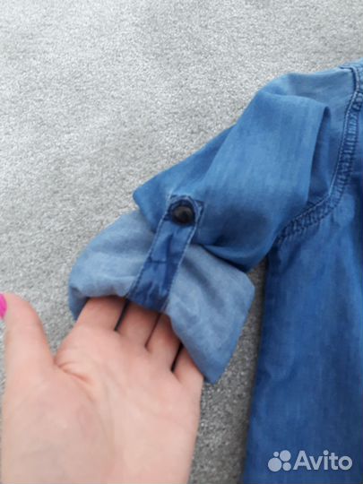 Джинсовая рубашка для мальчика