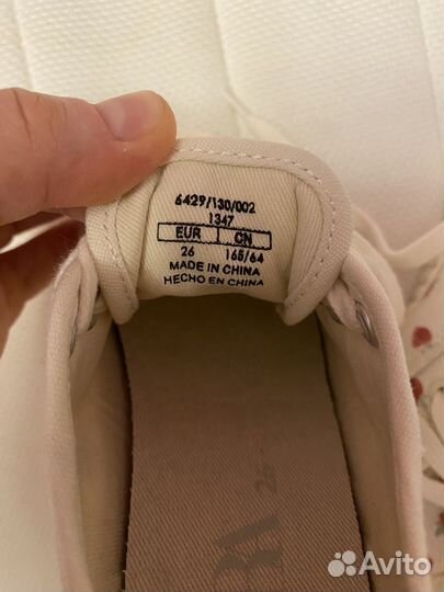 Кеды для девочки Zara 26