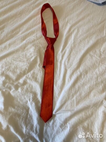 Галстук фиолетовый, синий, красный