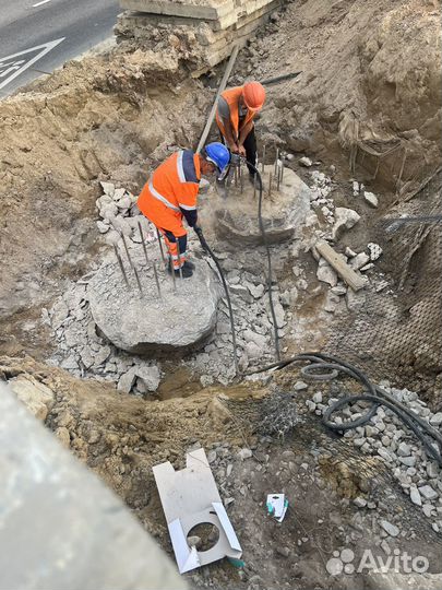 Аренда компрессора с отбойными молотками