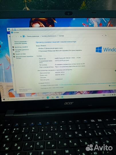Очень мощный игровой ноутбук Acer