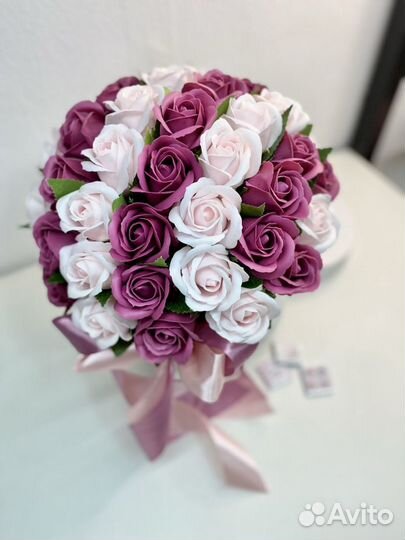 Вечный Букет из роз «Венецианка