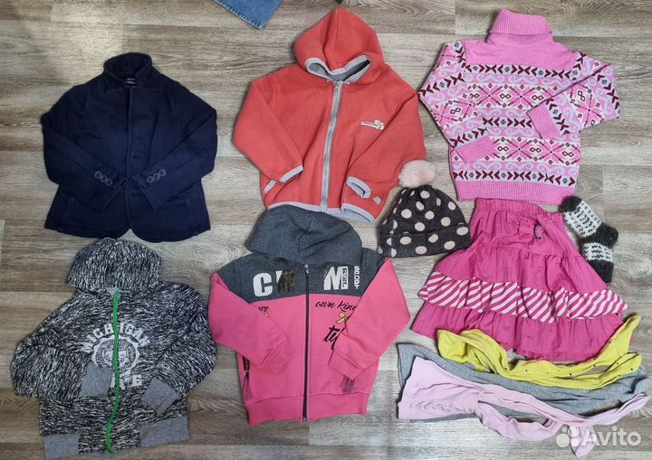 Вещи пакетом одежда для девочки 104р