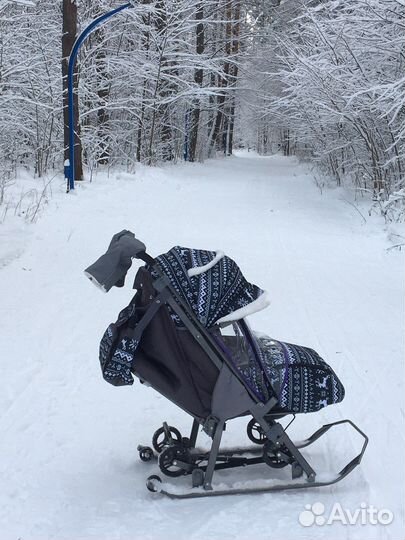 Санки коляска galaxy