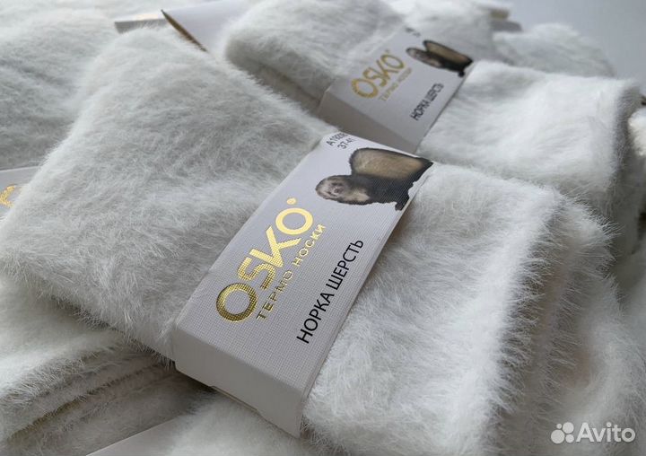 Носки из меха норки