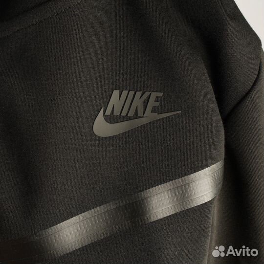 Зип худи nike tech fleece черна