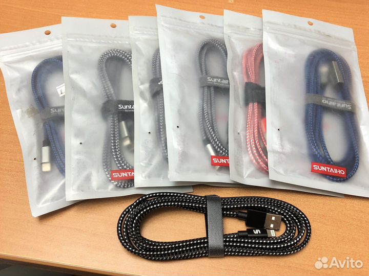 Кабель для iPhone Suntaiho Lightning-USB