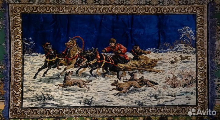 Плюшевый ковер настенный 