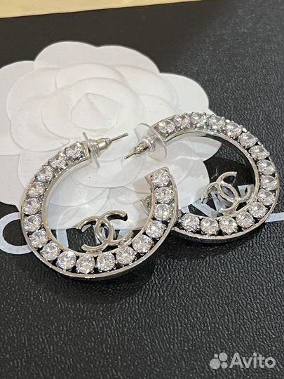 Серьги Chanel, бижутерия