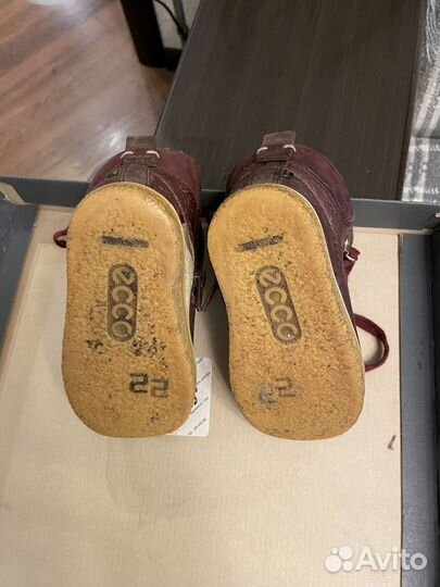 Зимние сапоги Ecco 22