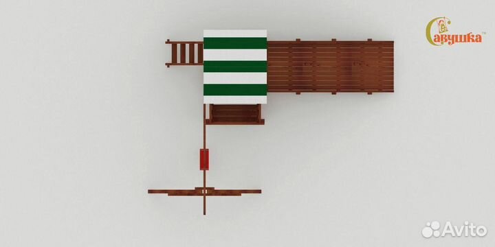 Детская площадка Савушка 4 сезона Мастер 1 Махагон