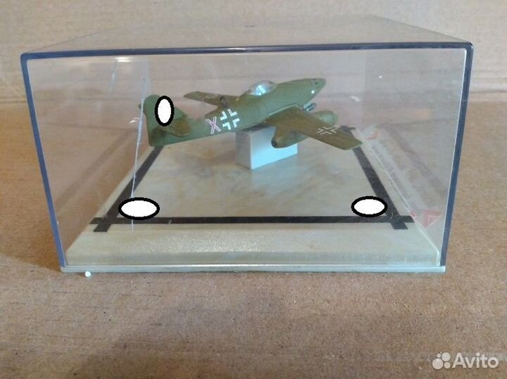 Модель самолёта металлическая. Мессершмит