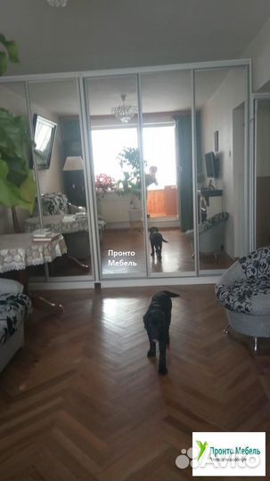 Шкаф купе большой 5 дверей