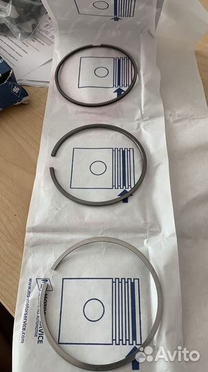 Поршневые кольца renault nissan suzuki 1.5dci