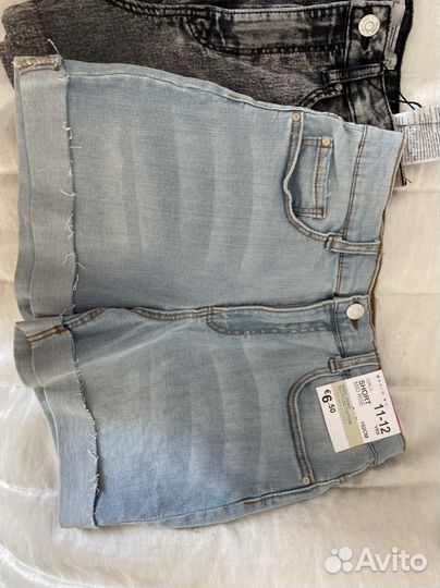 Новые шорты щдля девочки primark 2 штуки
