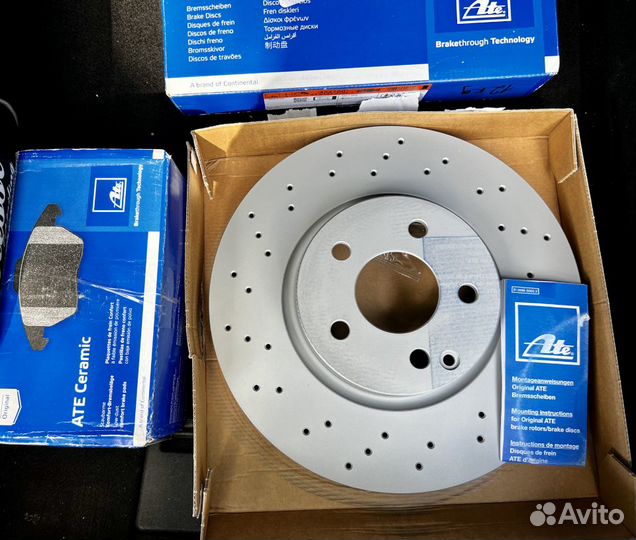 Тормозной диск Мерседес Е300 212 ате Оригинал