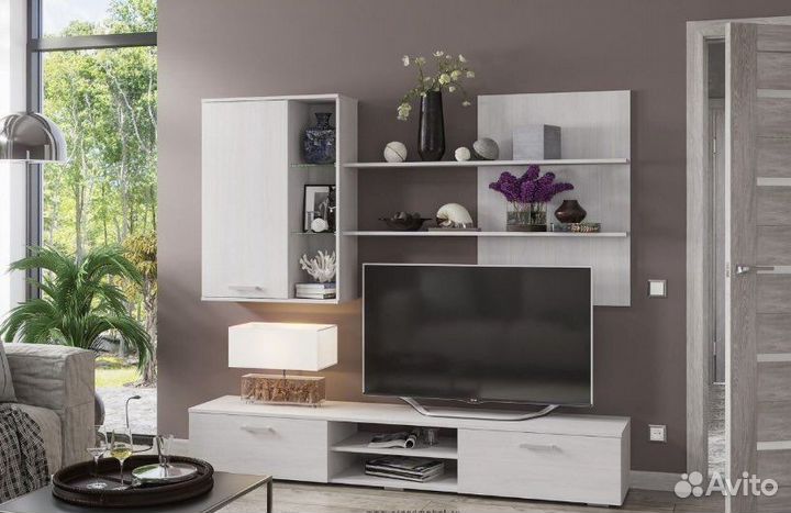 Стенка в гостиную со шкафом под тв бу