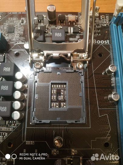 Материнская плата 1155 + i3 2100