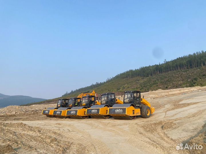 Услуги аренда дорожных катков