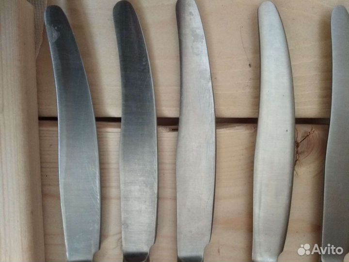 Нож,вилка,ч.ложка Пламя столовые Мнц