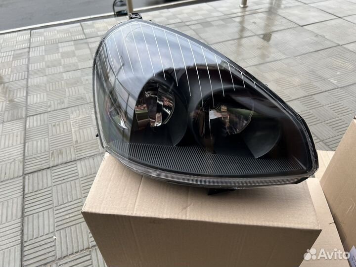 Фара приора 2170 черный корпус
