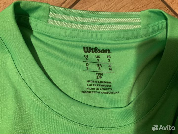 Новая мужская теннисная футболк Wilson S, оригинал