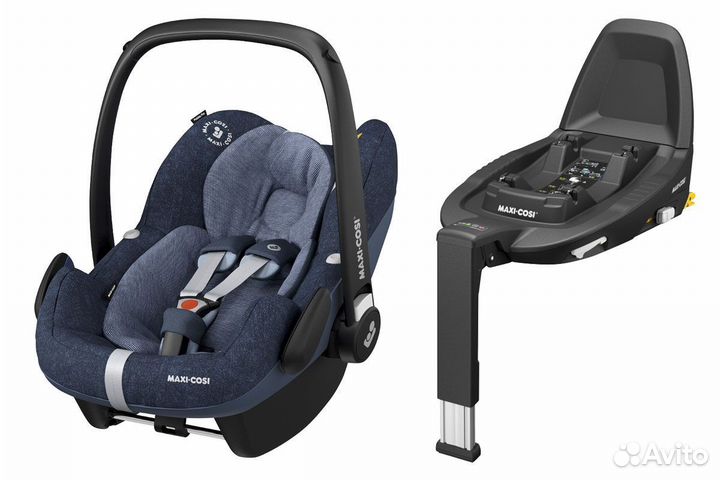 Автолюлька maxi cosi с базой isofix