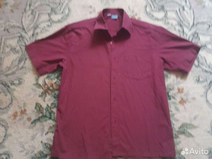 Рубашка бордовая 152
